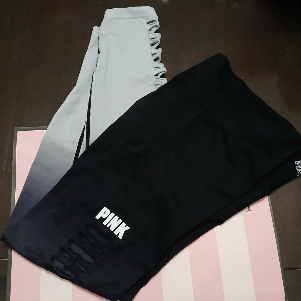 VS PINK COOL & COMFY CUT OUT TIGHTS - Picture 8 of 13